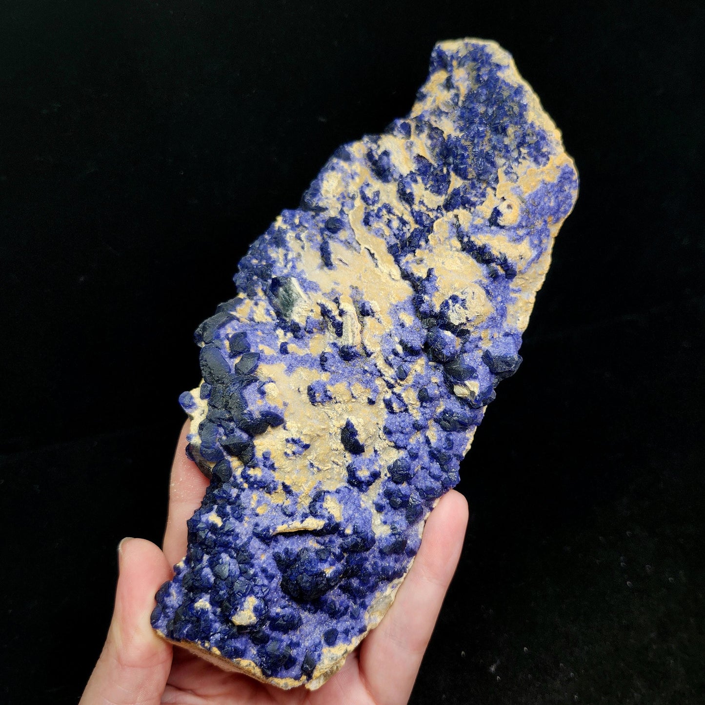 HUGE Blueberry Fluorite Specimen 1.2lbs