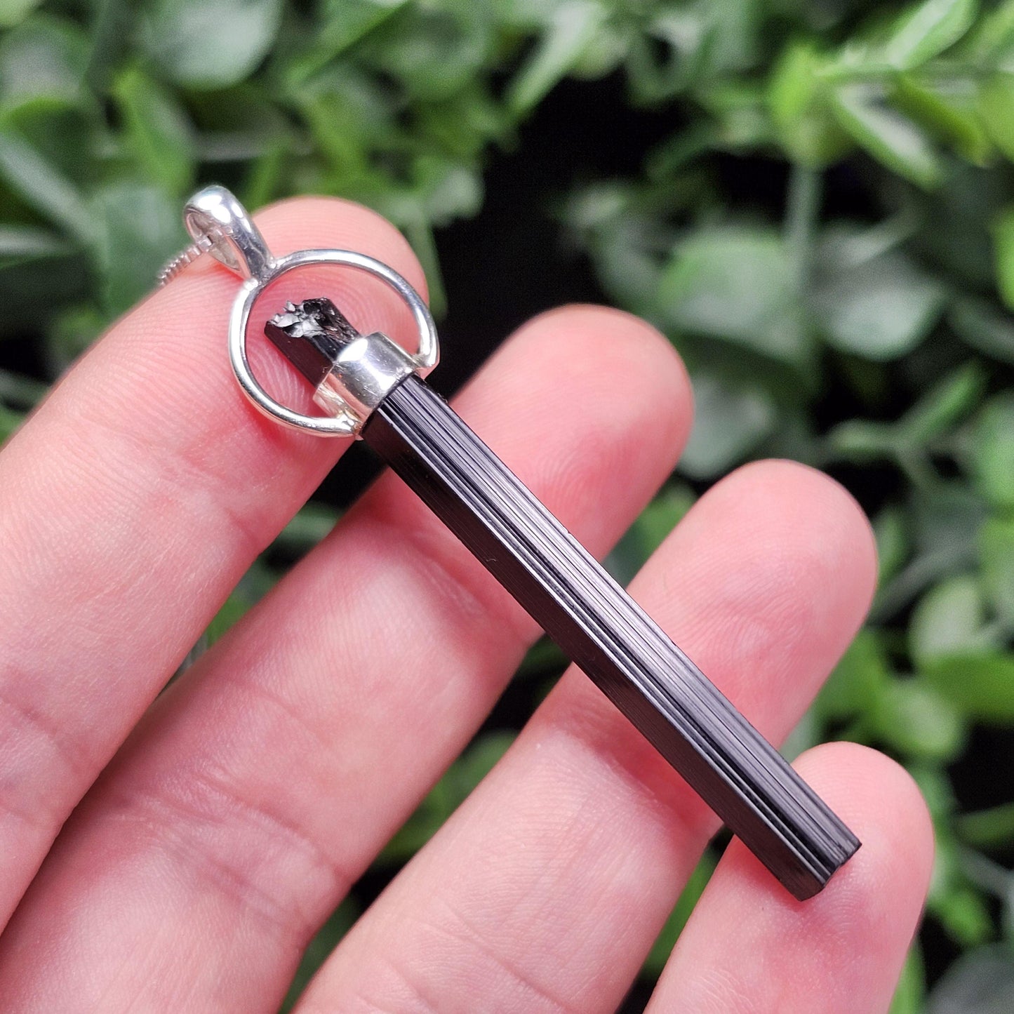 Angel Chime Black Tourmaline Pendant