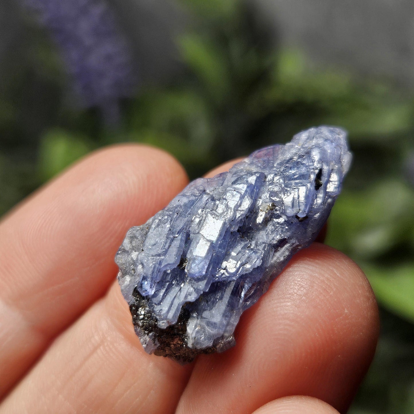 Tanzanite Crystal, 2.95g: Cascading Terminations on Authentic Tanzanite from Tanzania