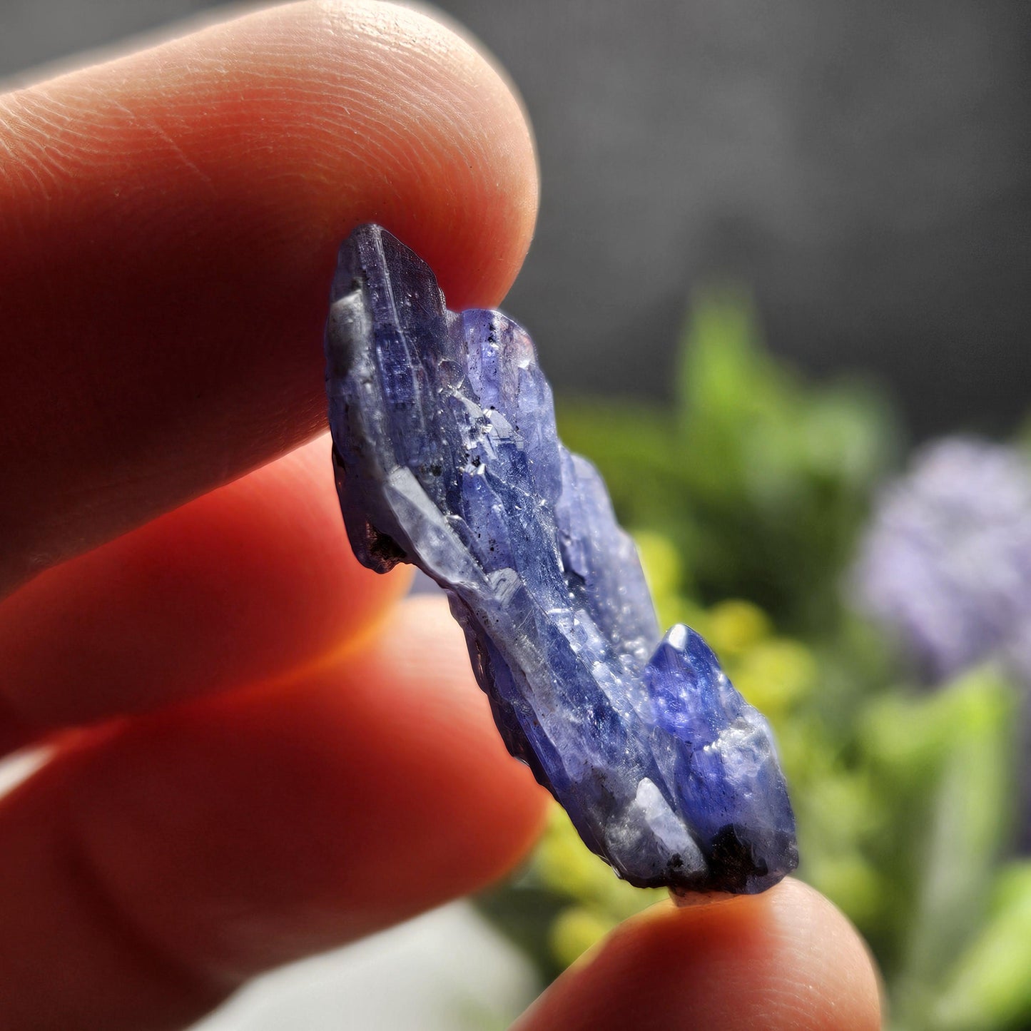 Tanzanite Crystal, 2.95g: Cascading Terminations on Authentic Tanzanite from Tanzania