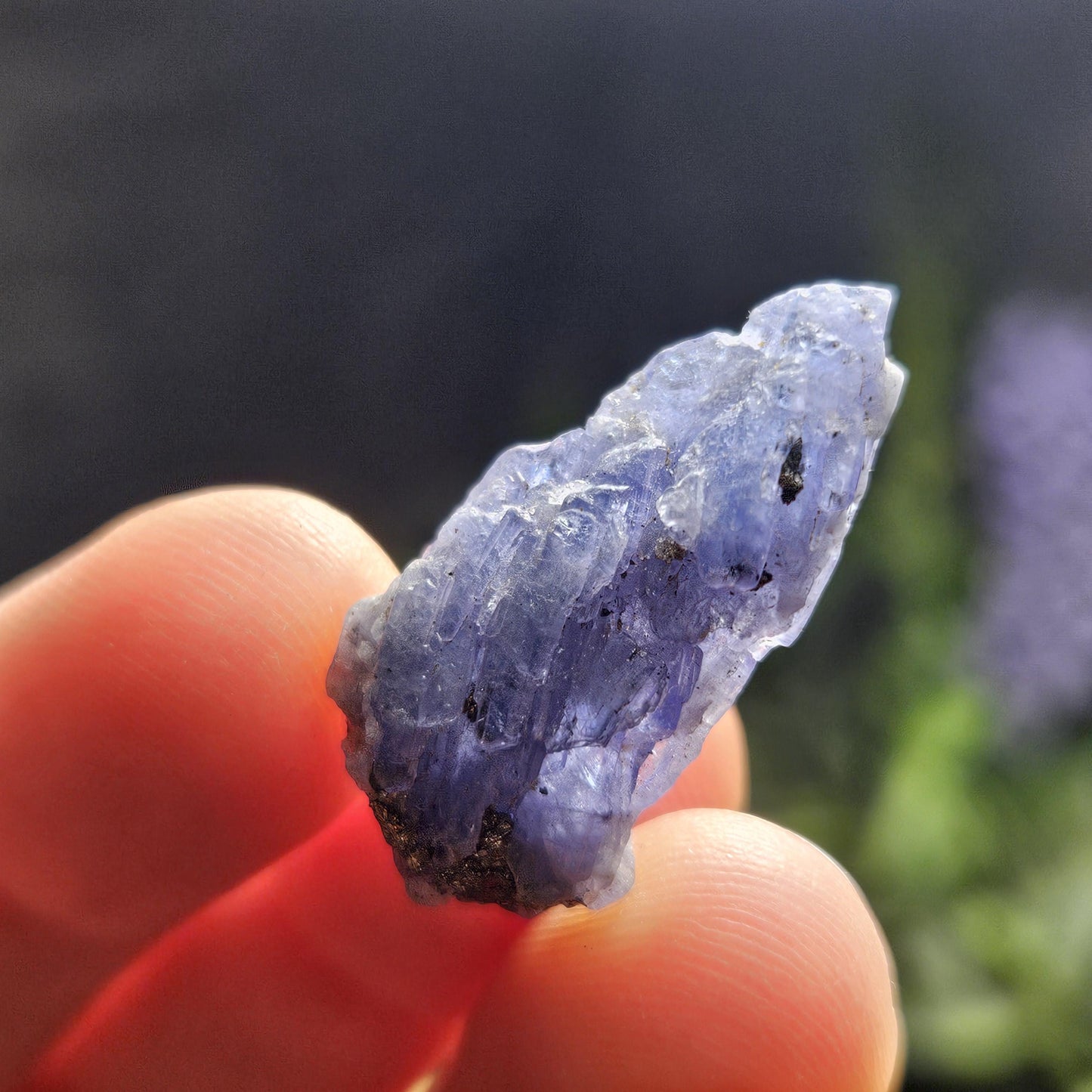 Tanzanite Crystal, 2.95g: Cascading Terminations on Authentic Tanzanite from Tanzania