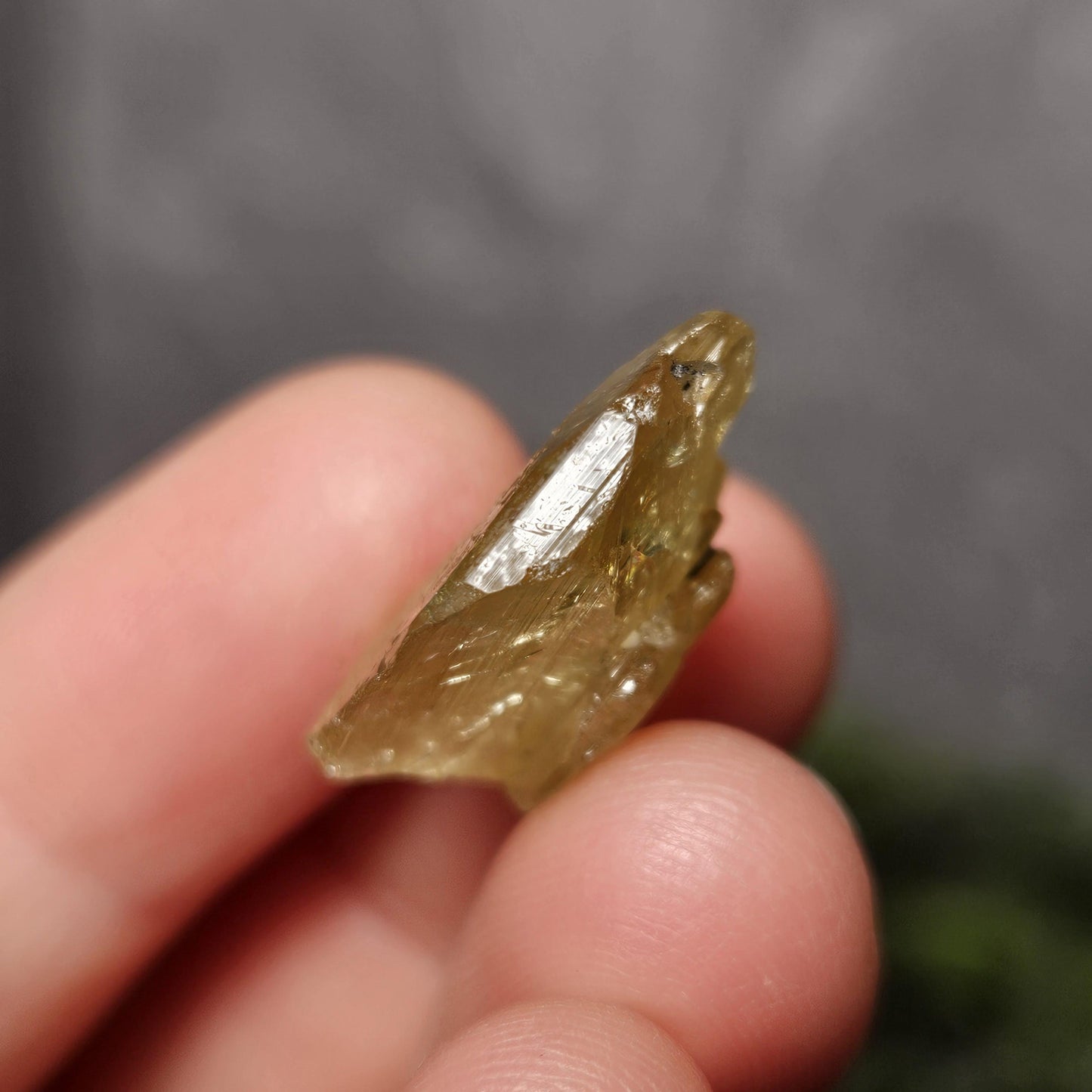 RARE Yellow Tanzanite Crystal: Raw, Terminated, Etched, Untreated Gold Tanzanite from Tanzania, 4.21g