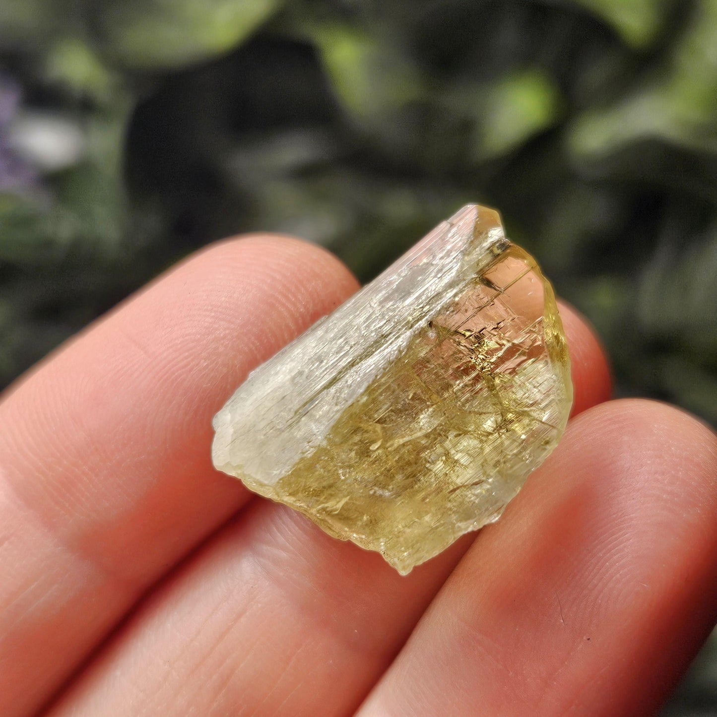 RARE Yellow Tanzanite Crystal: Raw, Terminated, Etched, Untreated Gold Tanzanite from Tanzania, 4.21g