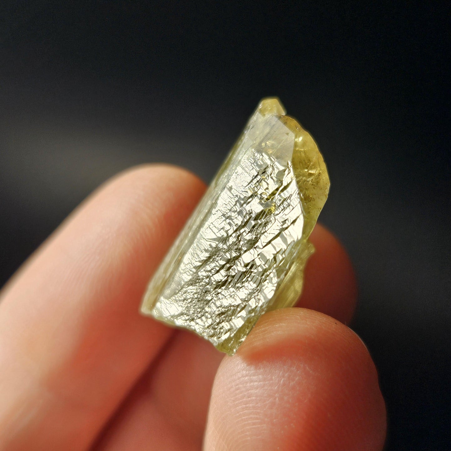 RARE Yellow Tanzanite Crystal: Raw, Terminated, Etched, Untreated Gold Tanzanite from Tanzania, 4.21g