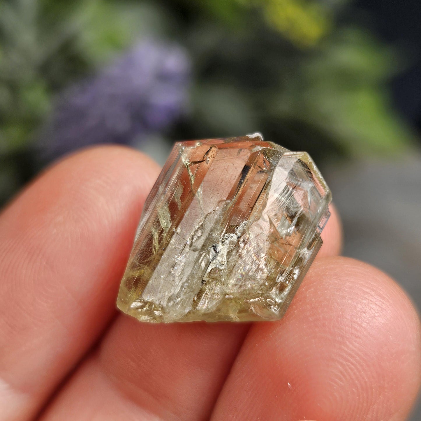 RARE Yellow Tanzanite Crystal: Raw, Terminated, Untreated Gold Tanzanite from Tanzania (3.04 grams)