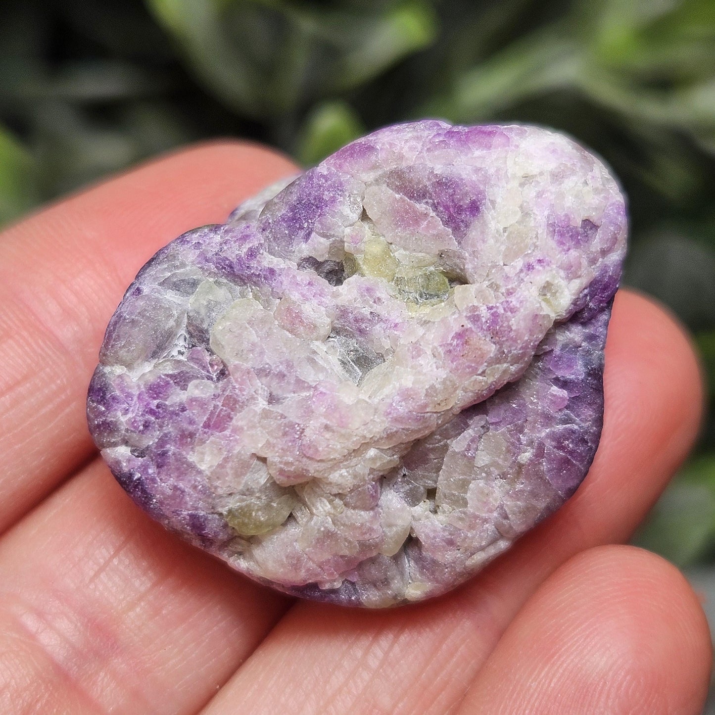Purple Vesuvianite Crystal: Polished Natural Vesuvianite Specimens, Rare Violet Color!