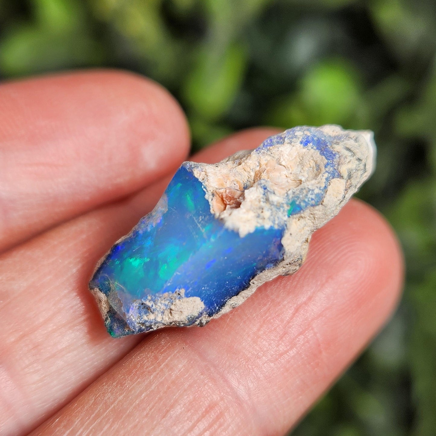 Raw Rainbow Opal Crystal, 3.09g, Authentic African Opal Specimen