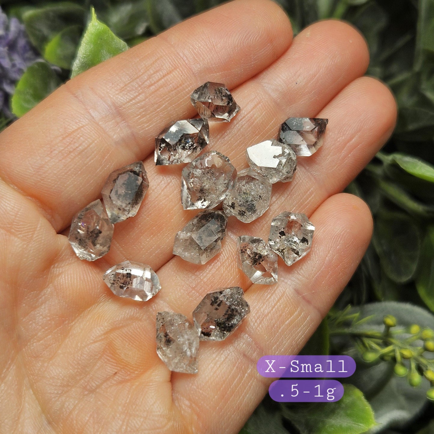 Black Herkimer Diamond with ANTHRAXOLITE