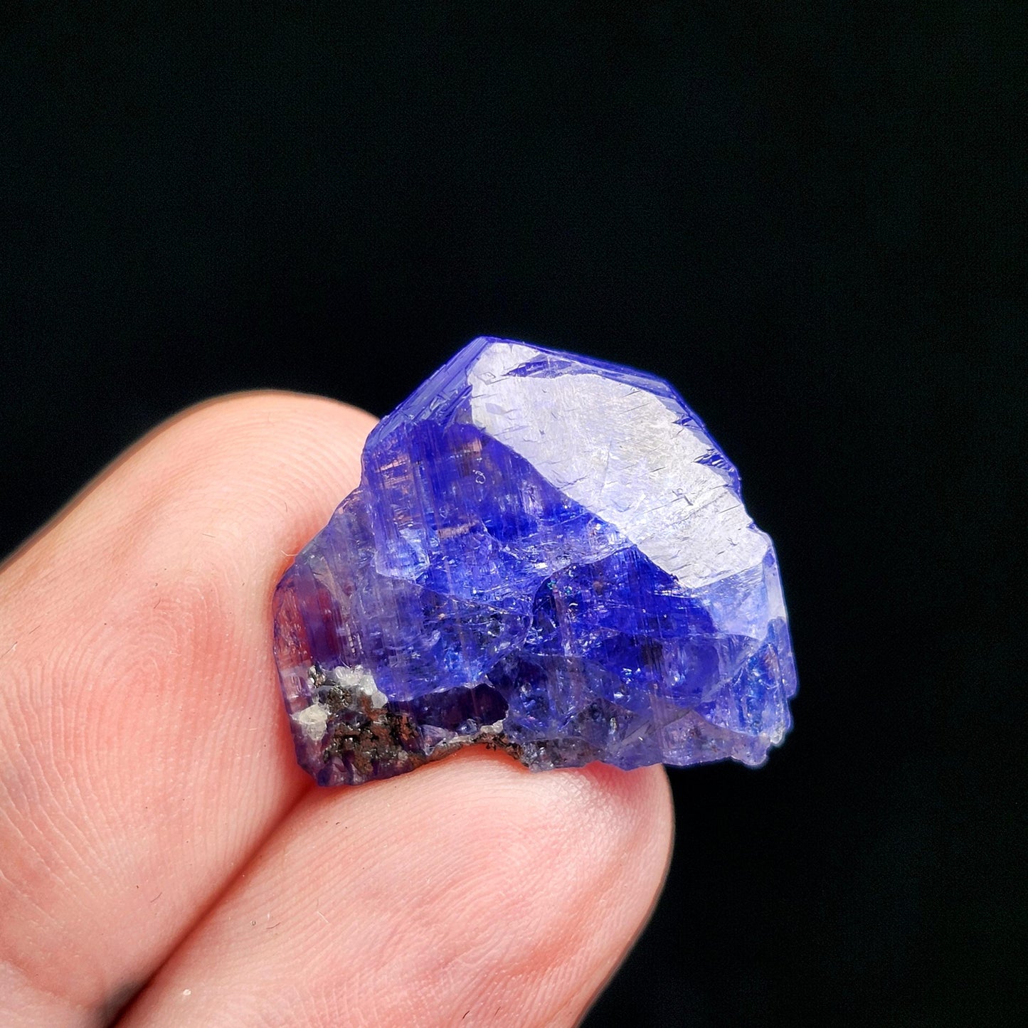 Blue Tanzanite Crystal 4g