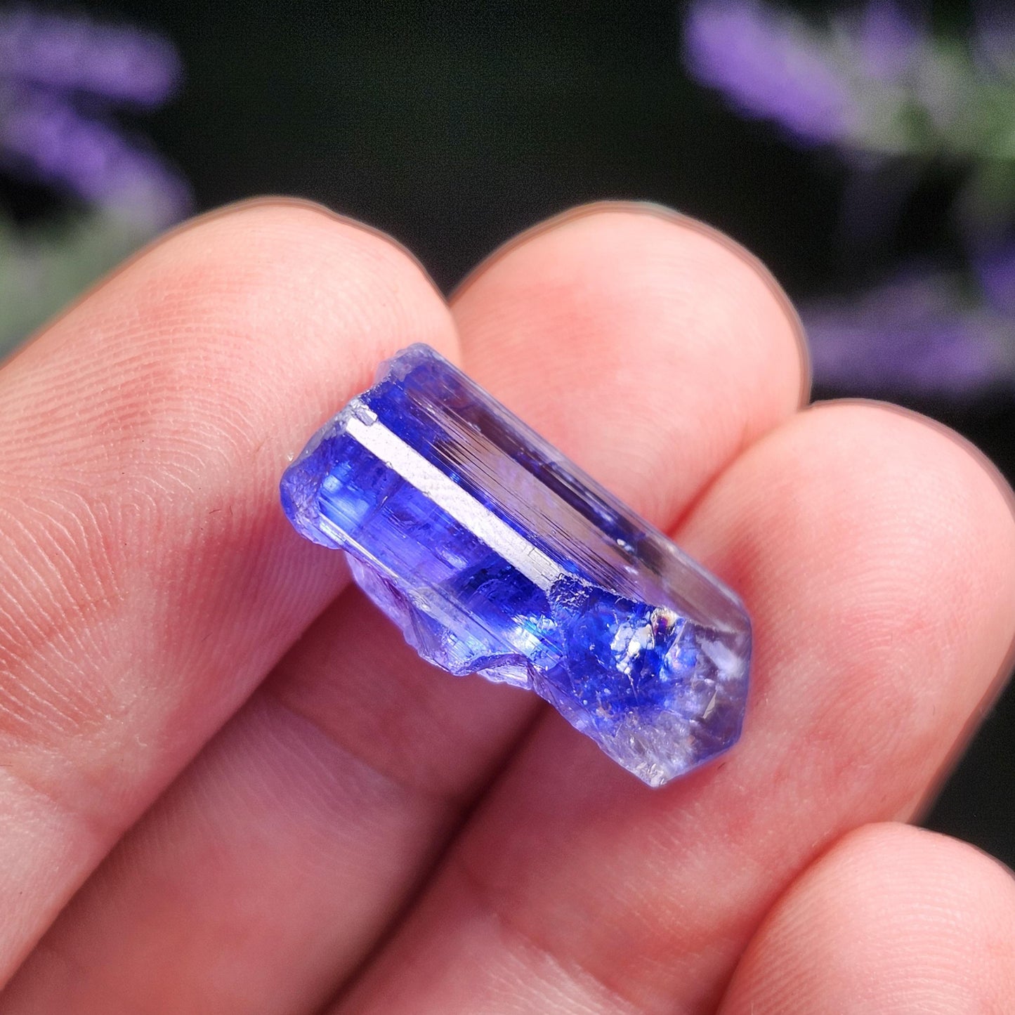 Blue Tanzanite Crystal 2.7g