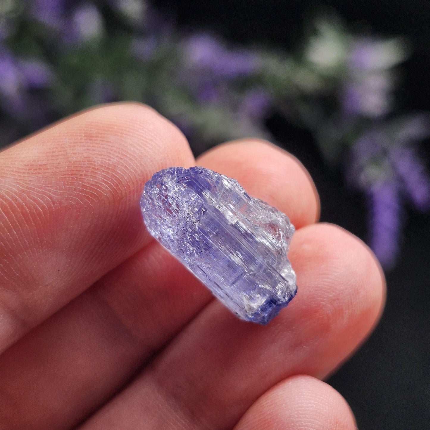 Tanzanite Etched Terminated Crystal 2.4g