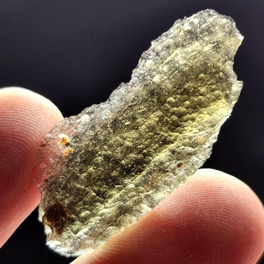 Moldavite Specimen with Sediment 2.3g