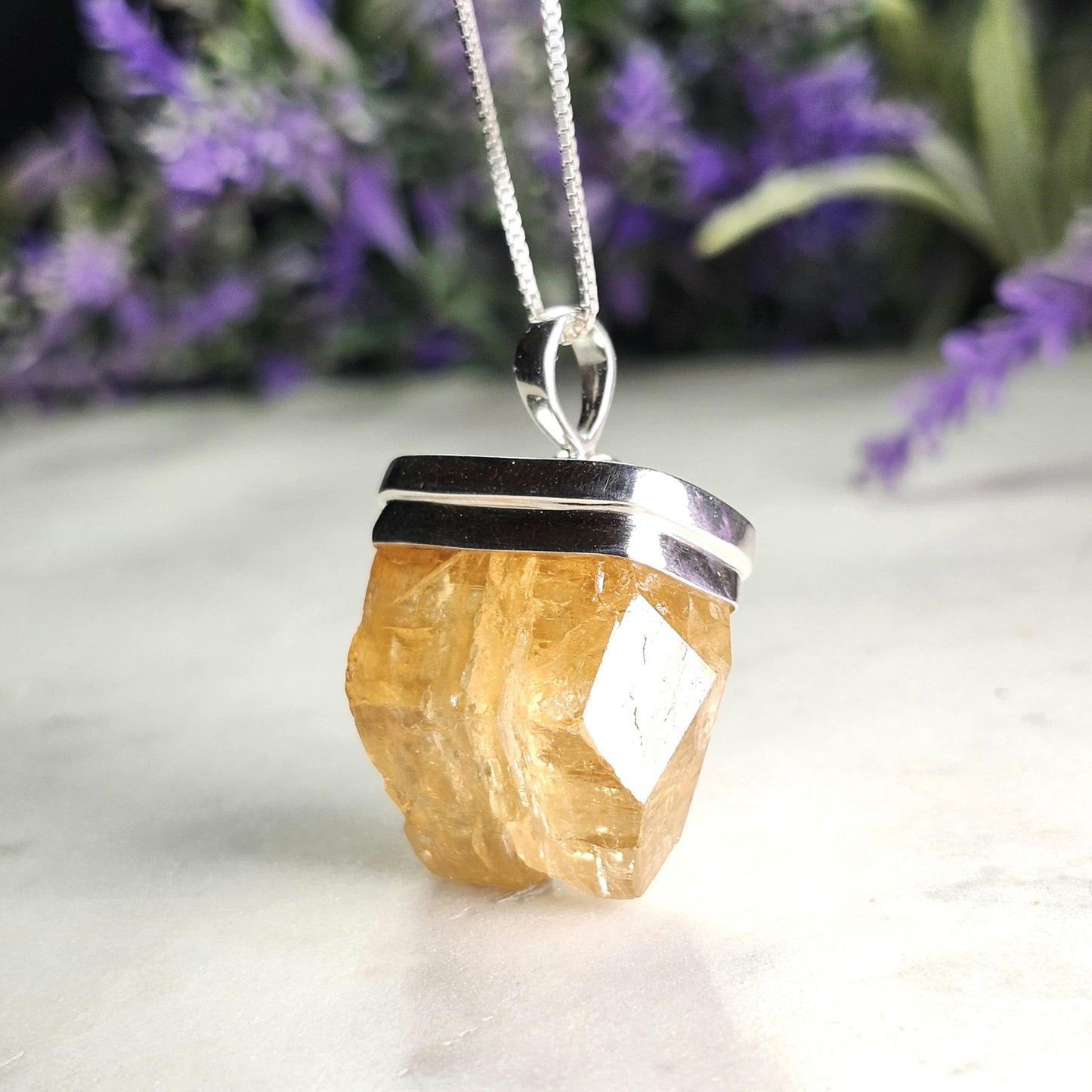 Golden Topaz Pendant
