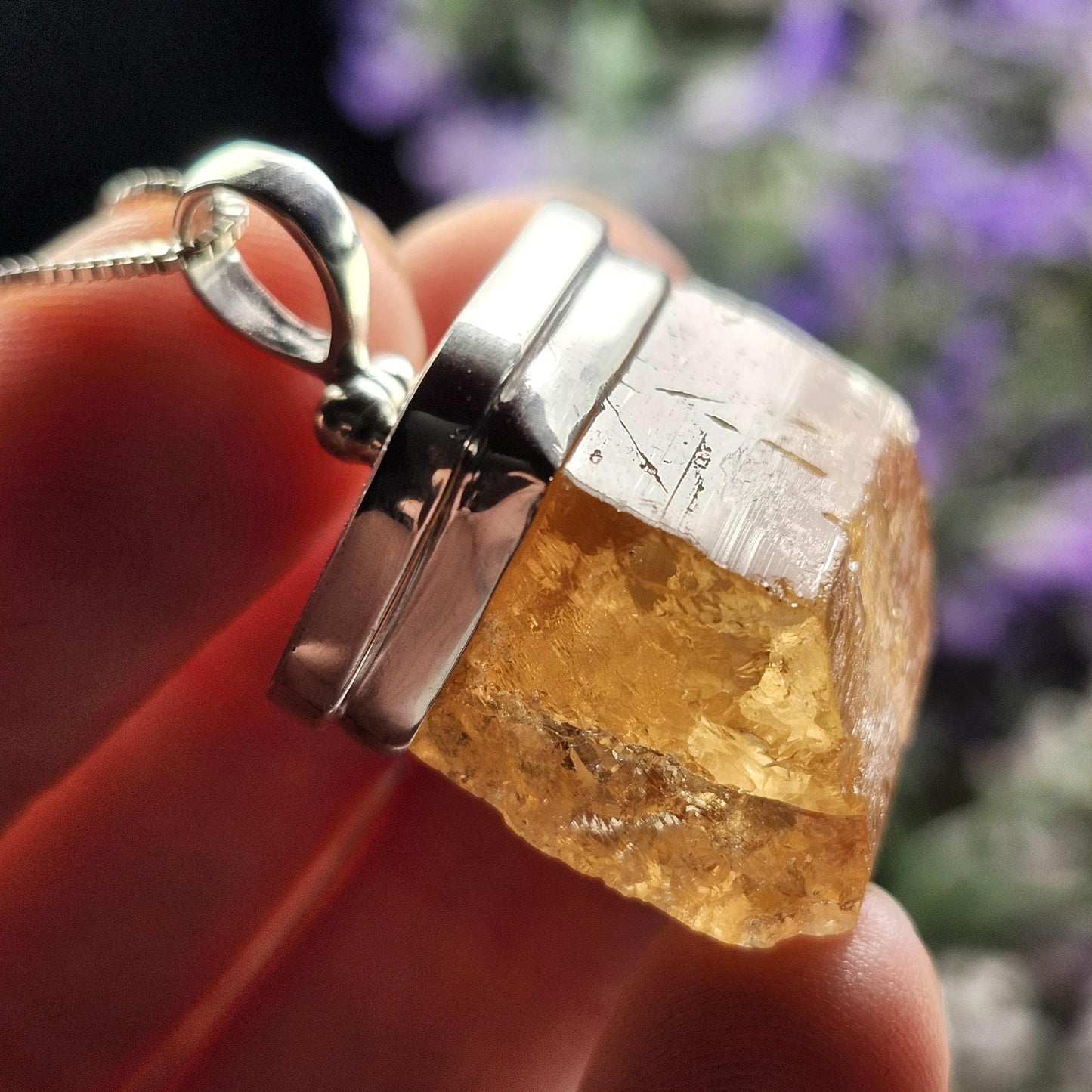 Golden Topaz Pendant