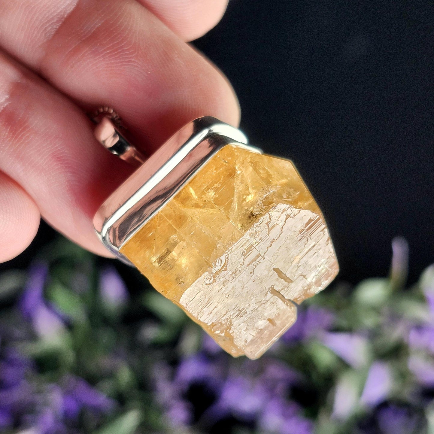 Golden Topaz Pendant