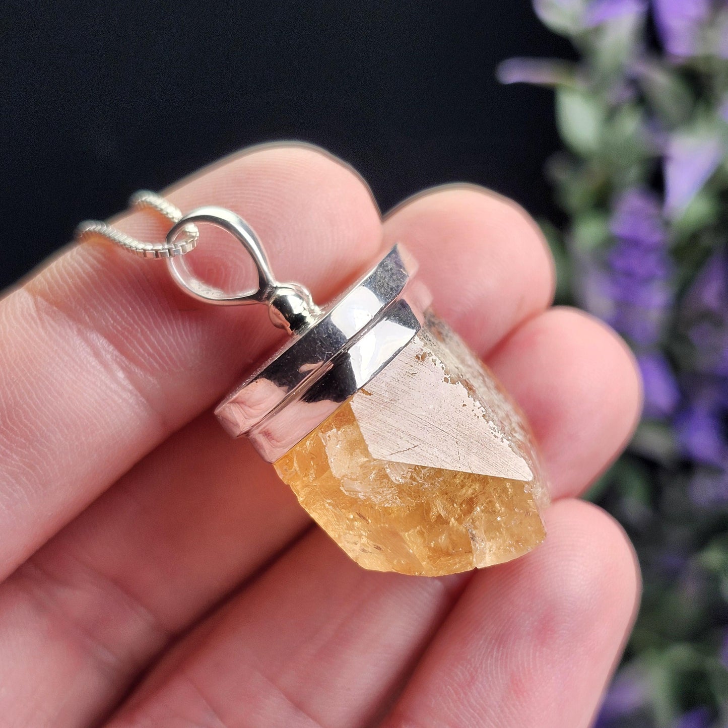 Golden Topaz Pendant