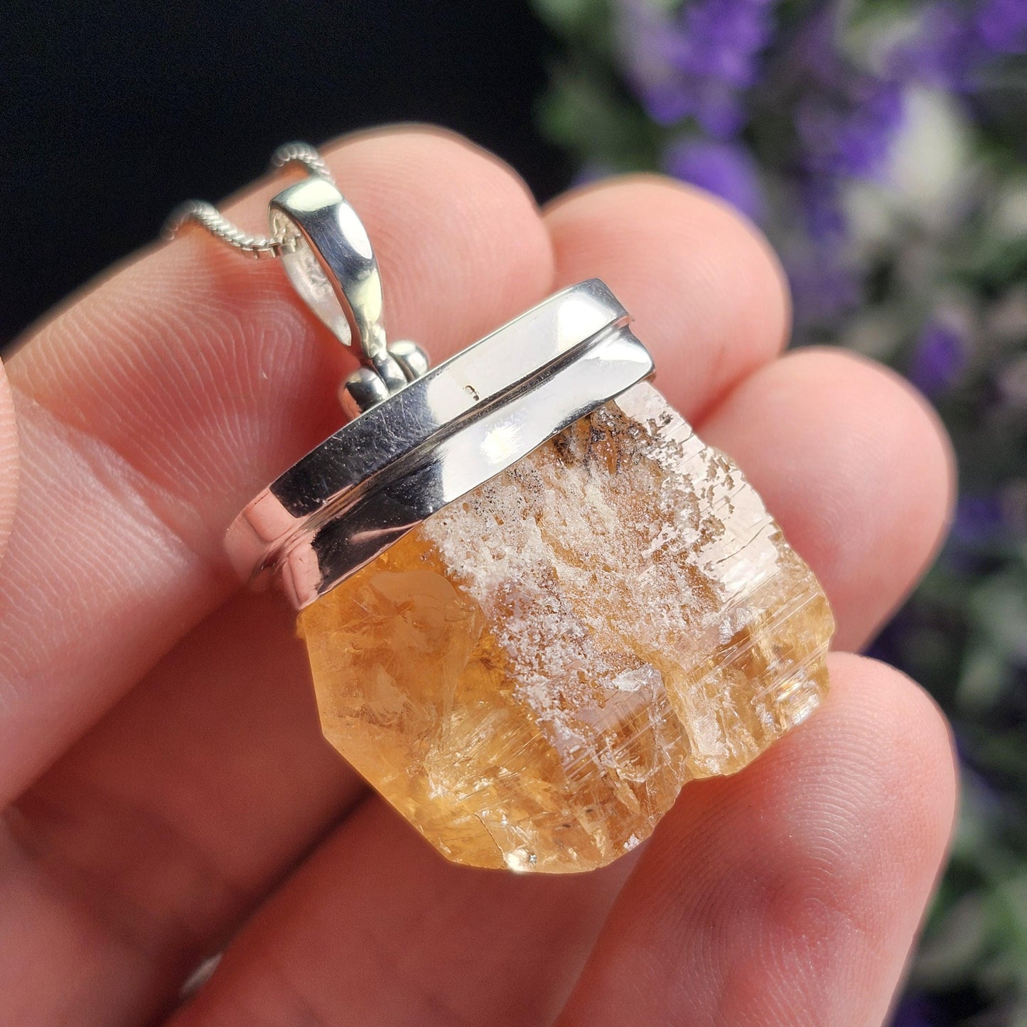 Golden Topaz Pendant
