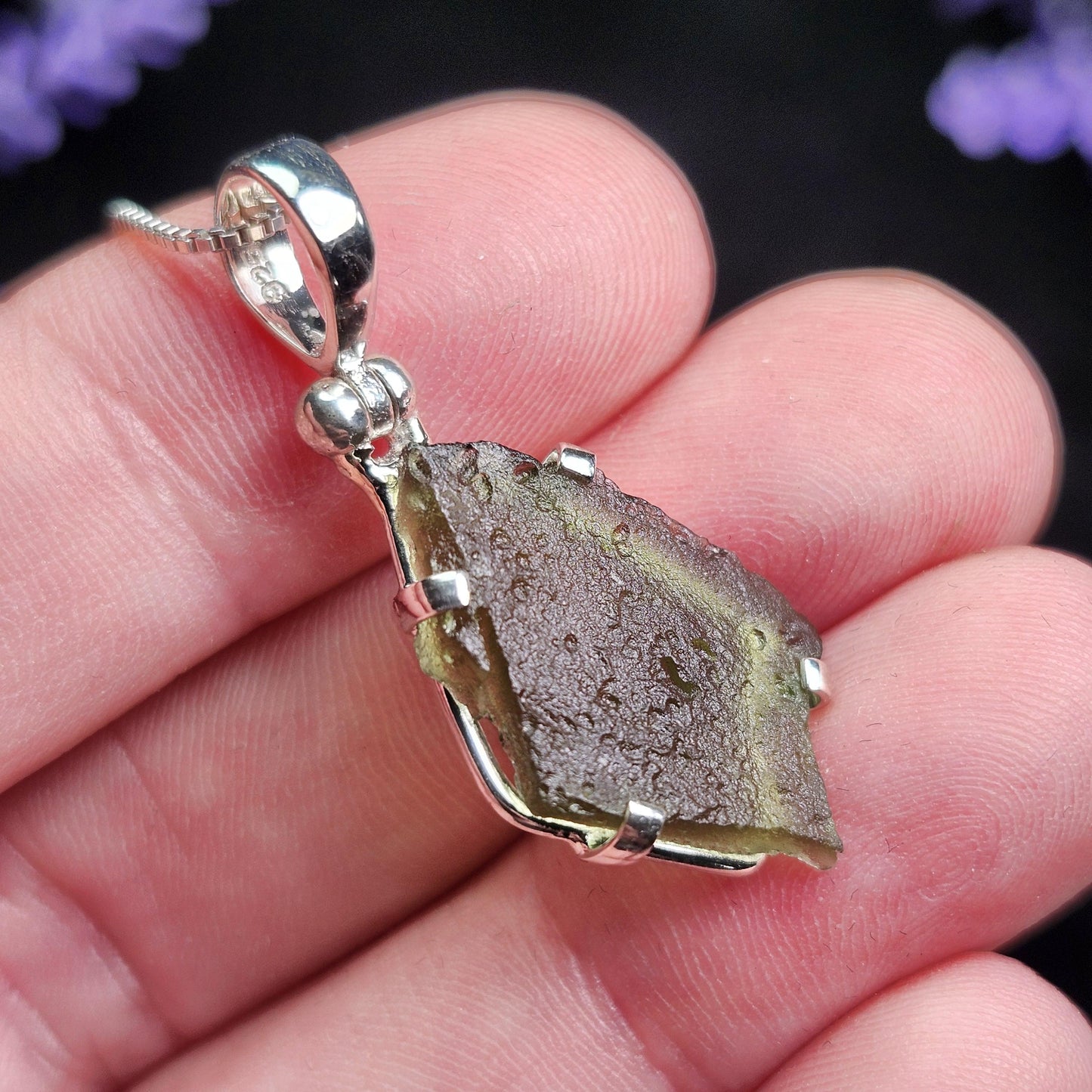 Moldavite Pendant