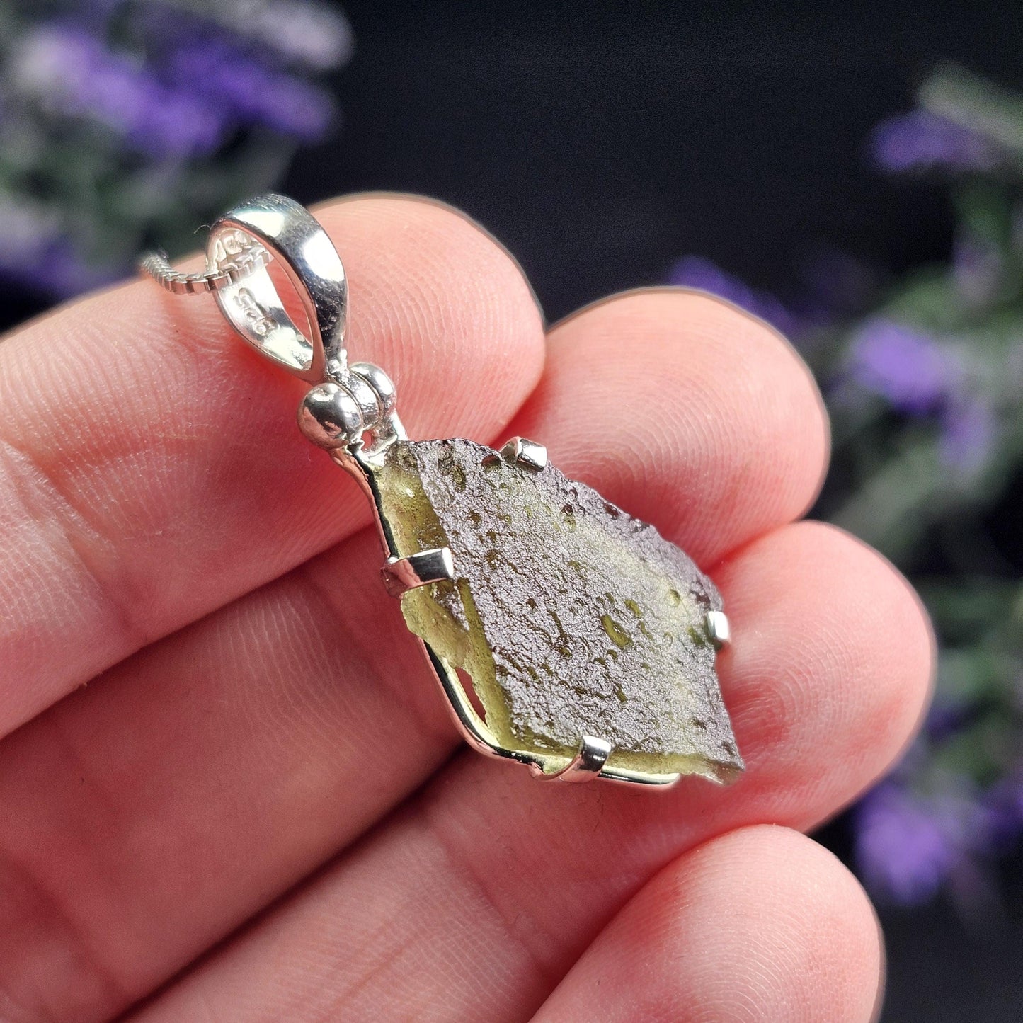 Moldavite Pendant