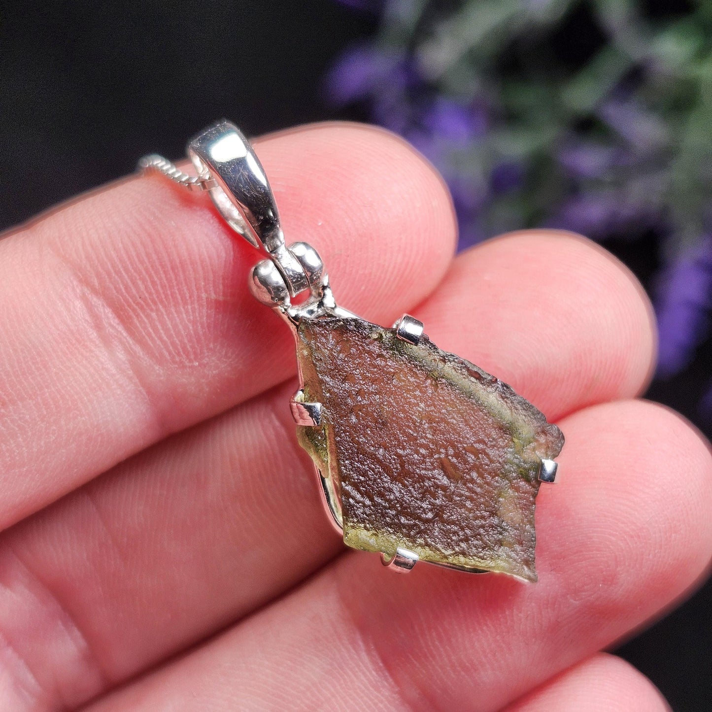 Moldavite Pendant