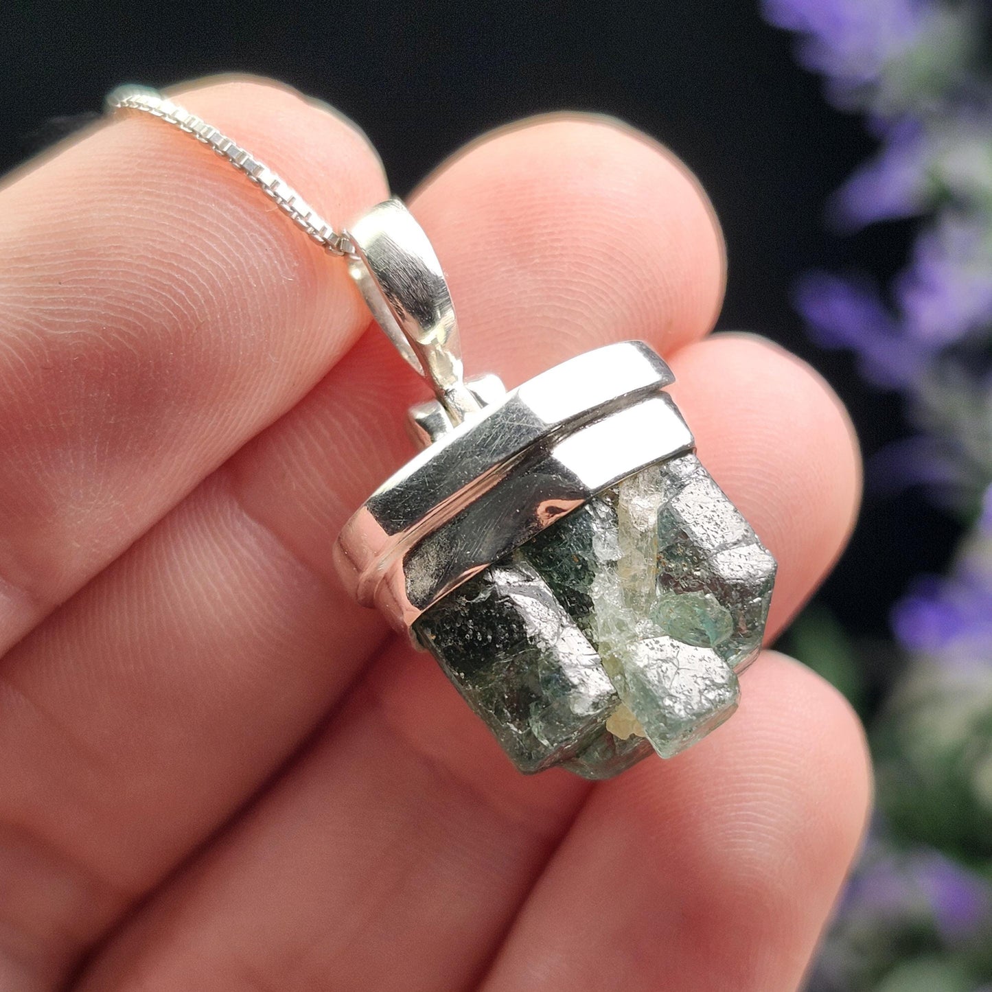 Grandidierite Pendant