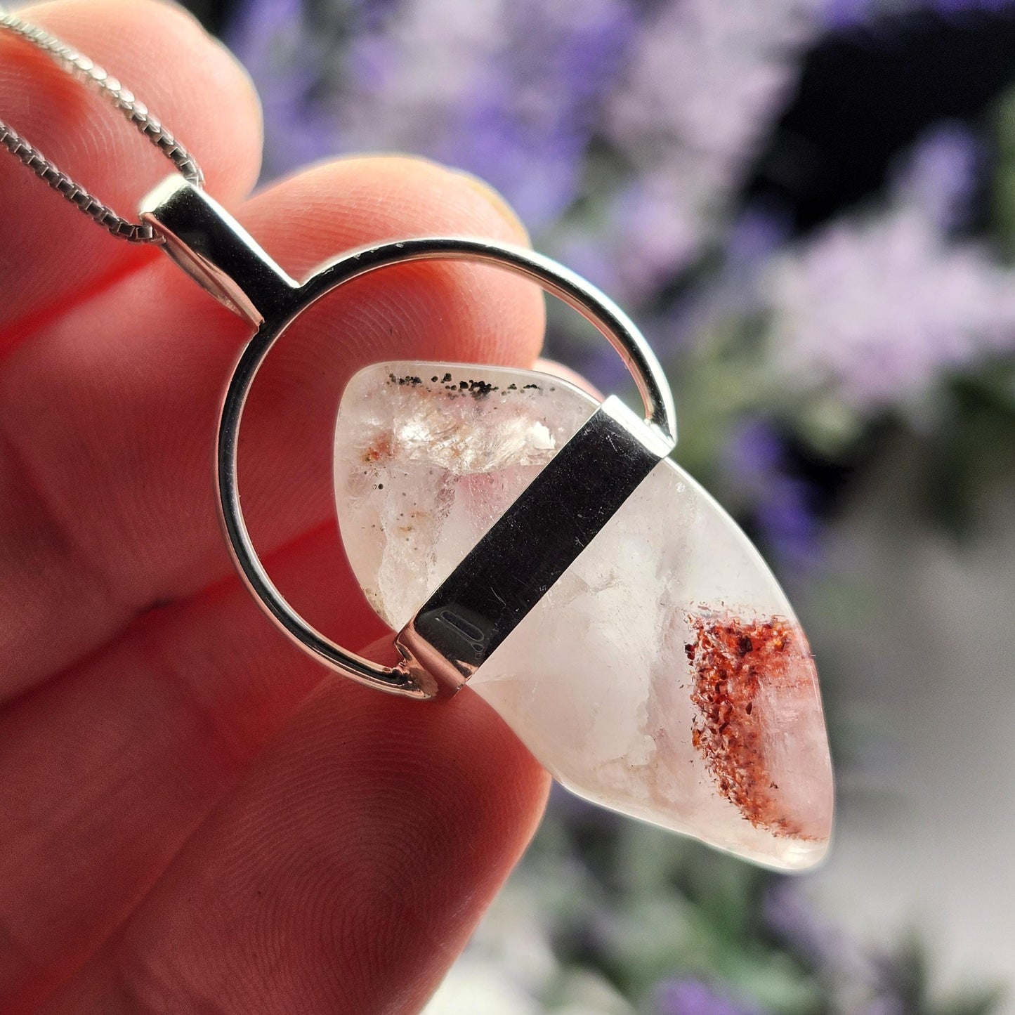 Red Phantom Quartz Pendant