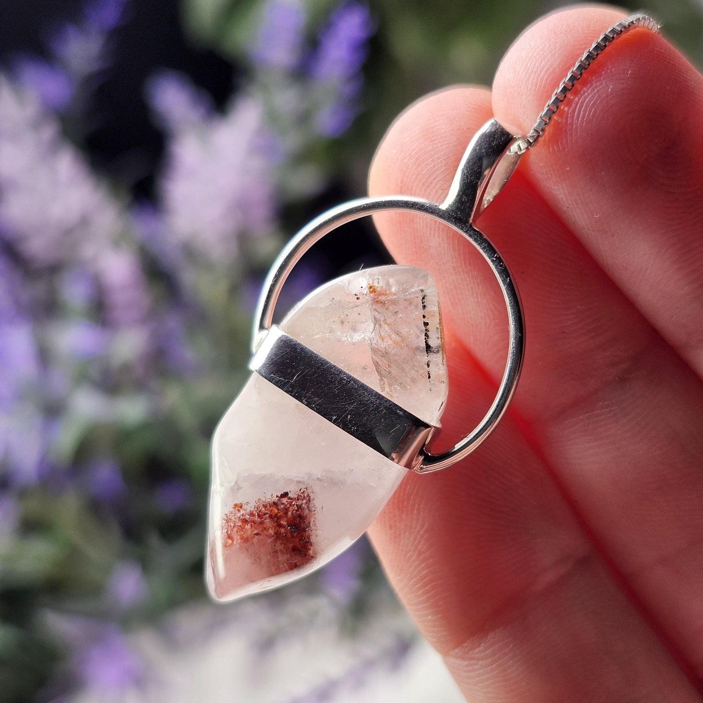 Red Phantom Quartz Pendant