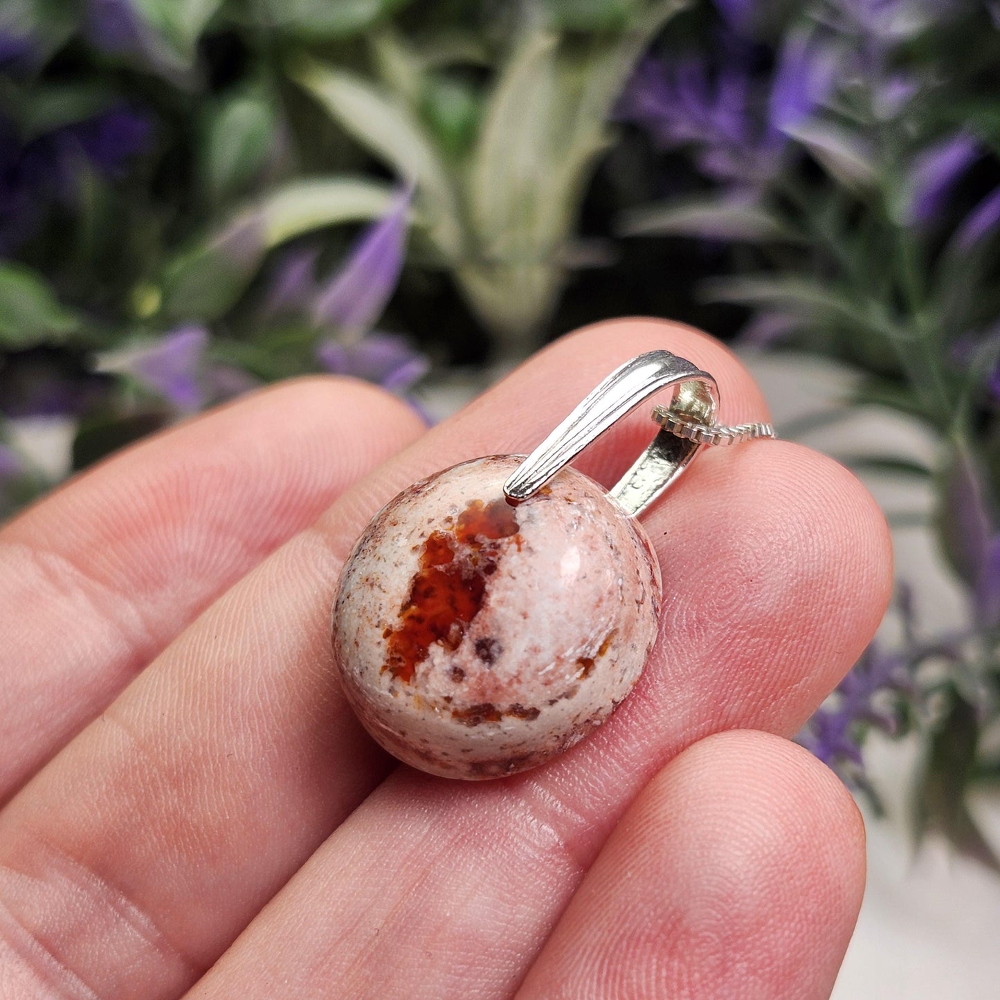 Mexican Fire Opal Pendant