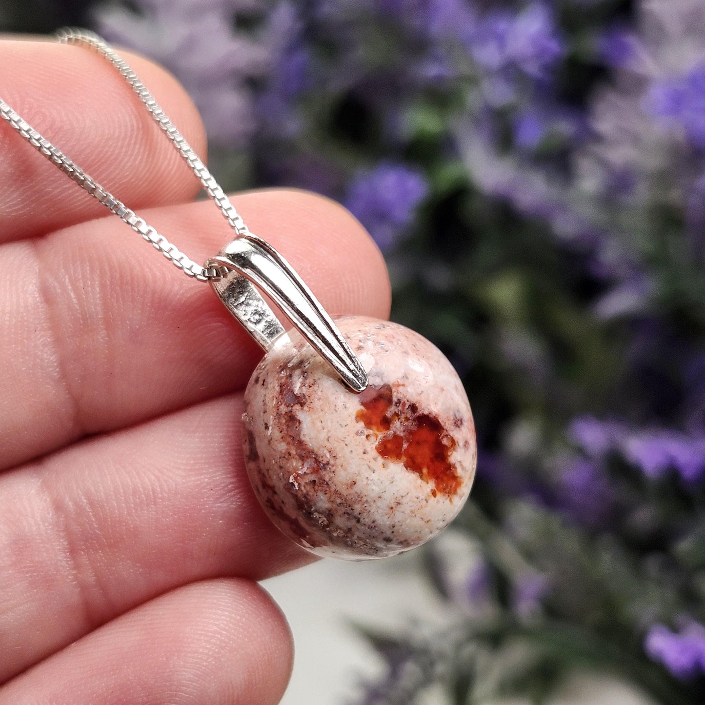 Mexican Fire Opal Pendant