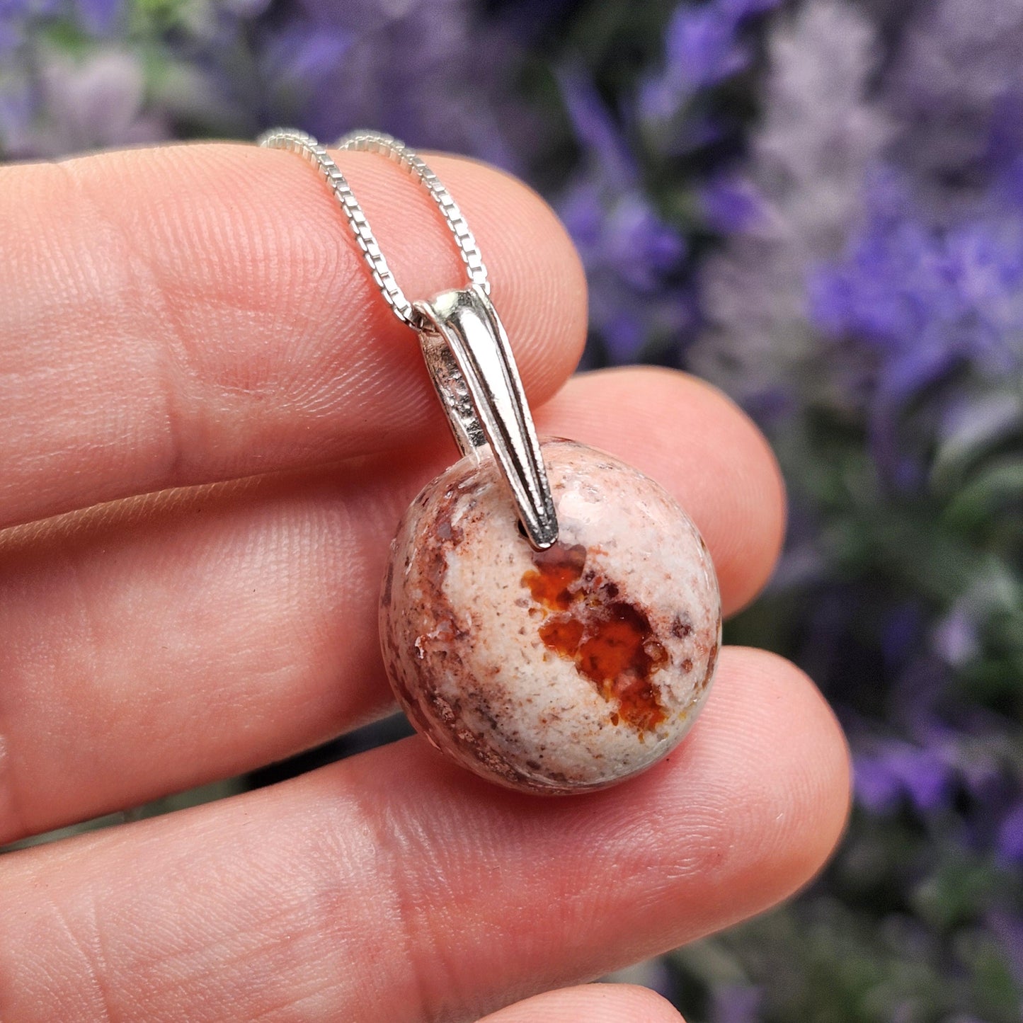 Mexican Fire Opal Pendant