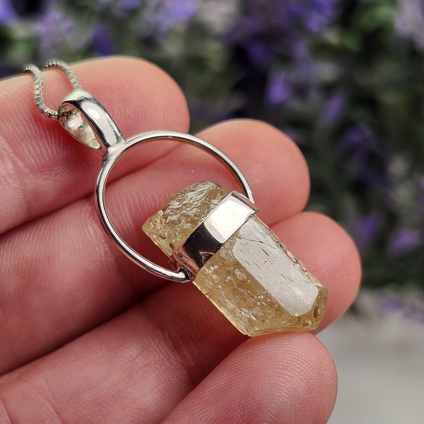Golden Apatite Pendant