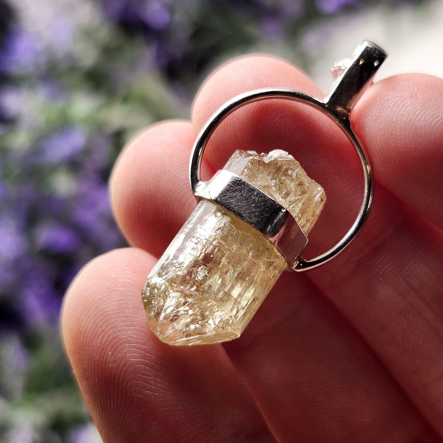 Golden Apatite Pendant