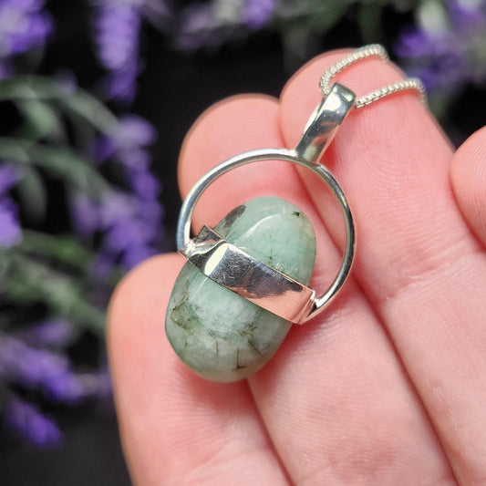 Emerald Crystal Pendant