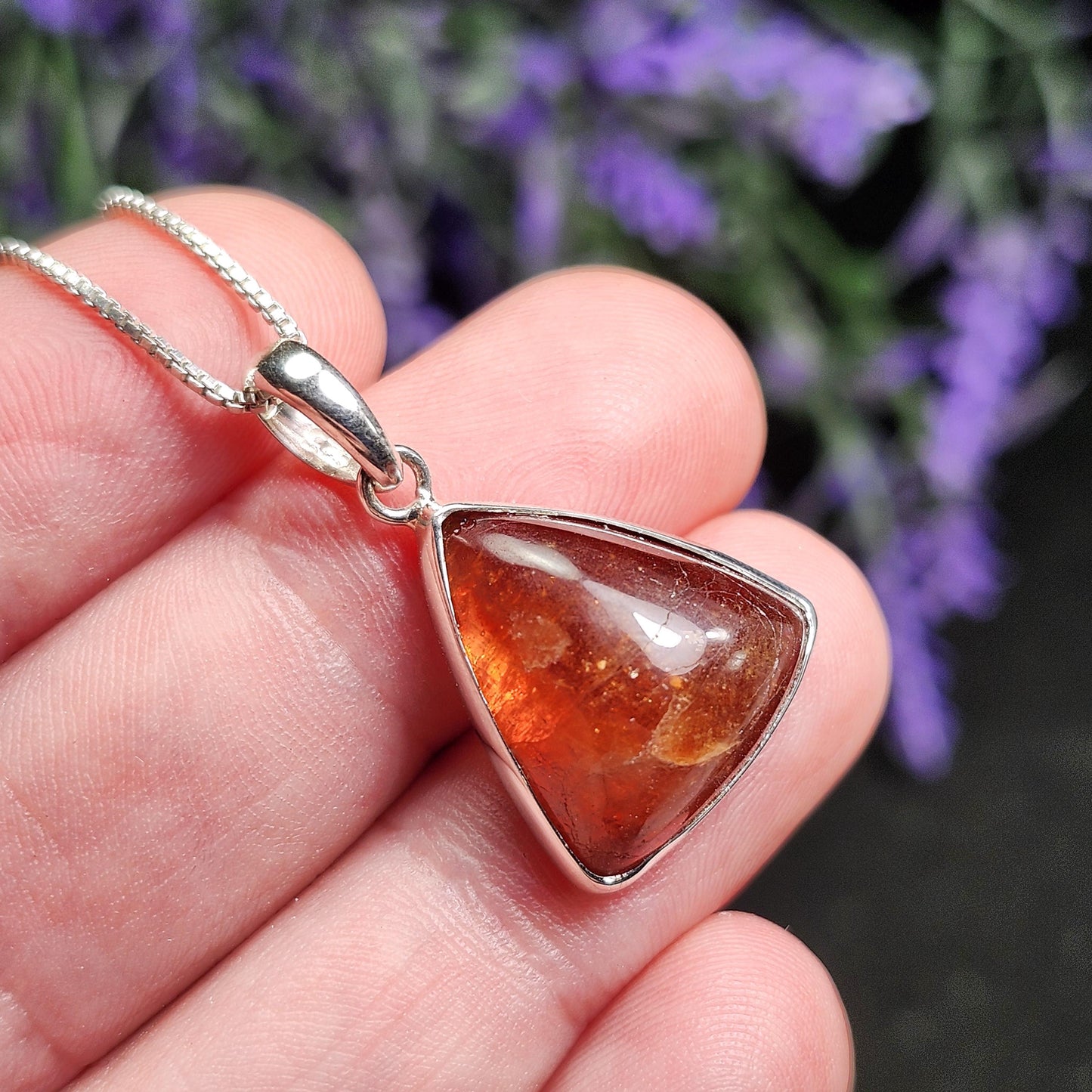 Spessartine Garnet Pendant
