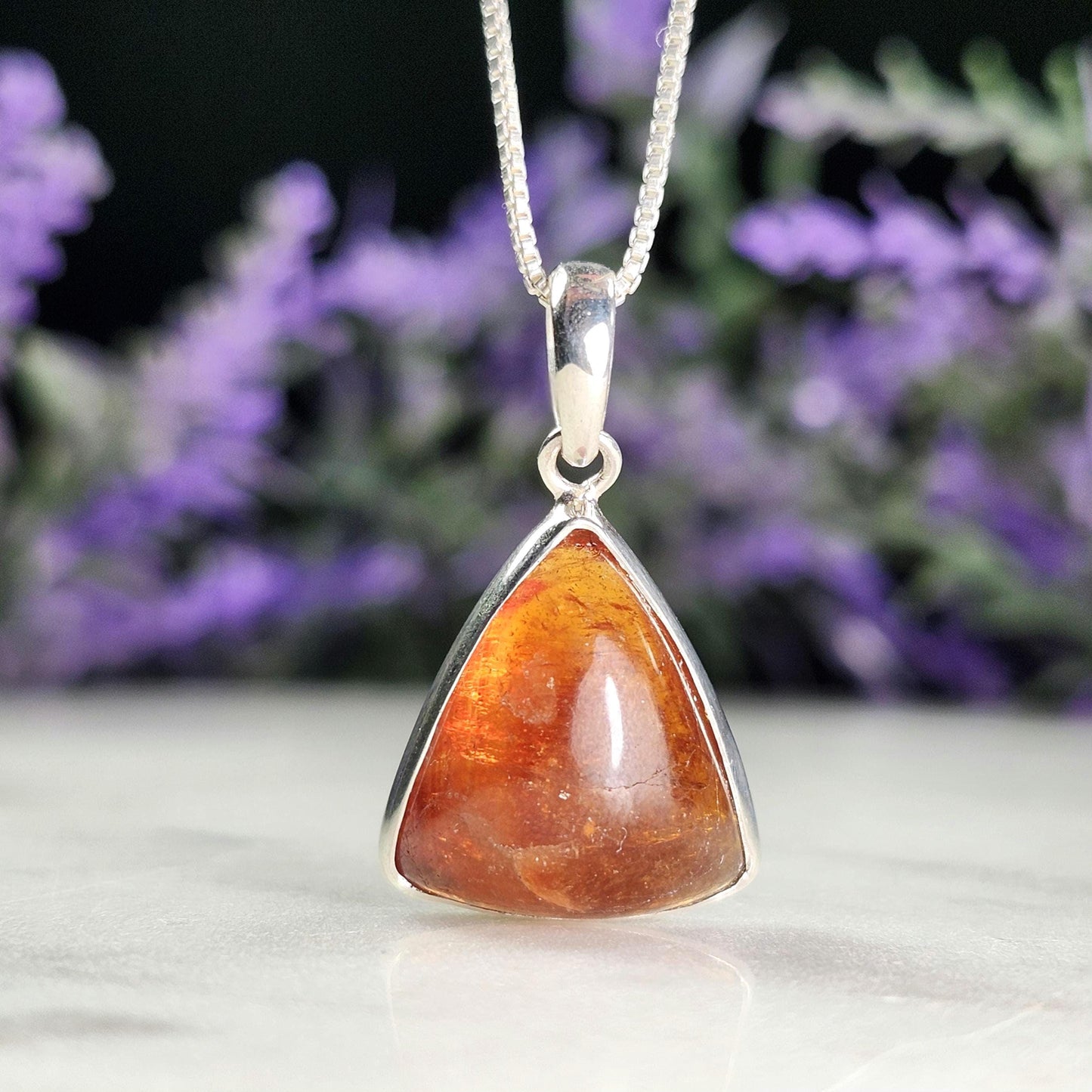 Spessartine Garnet Pendant
