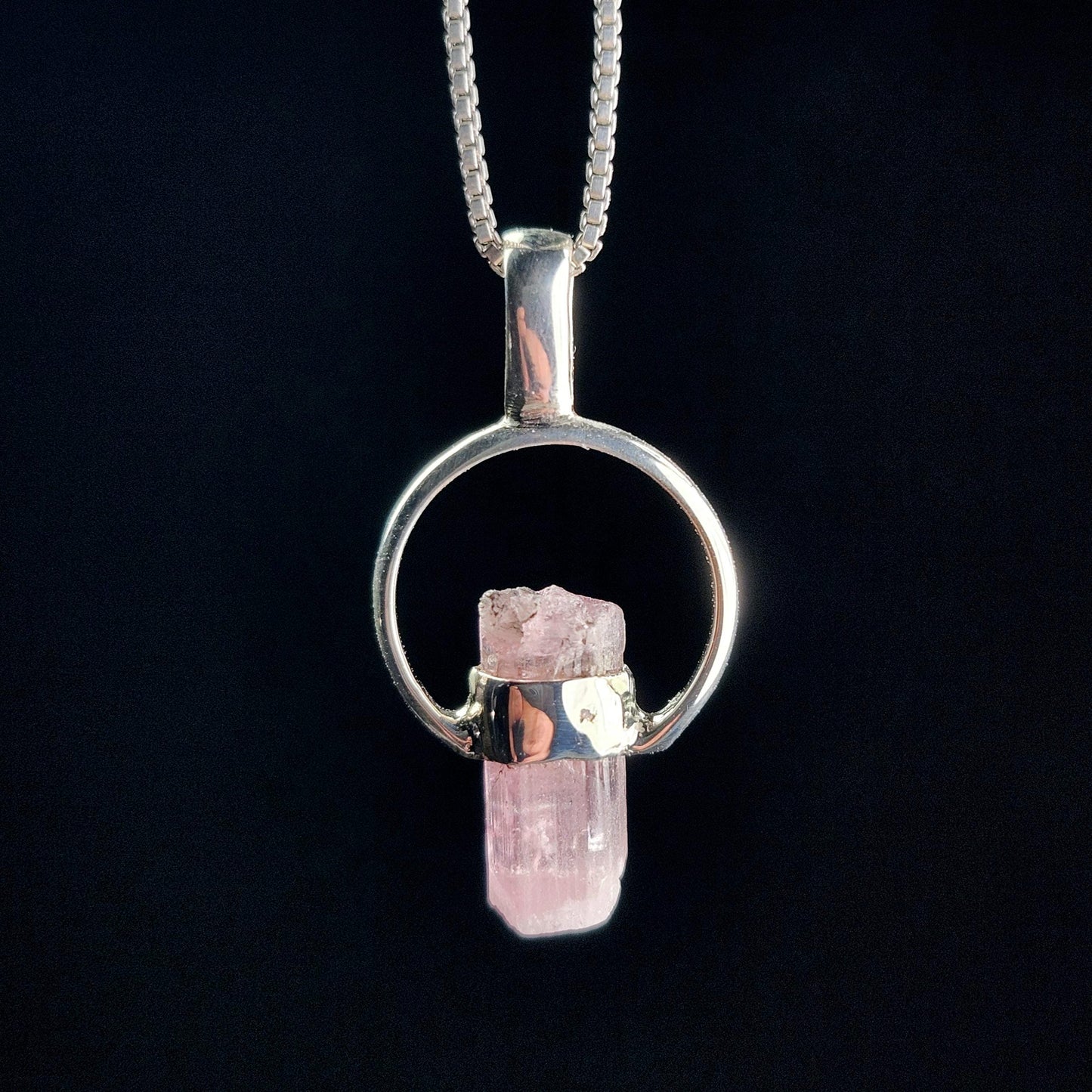 Pink Tourmaline Pendant