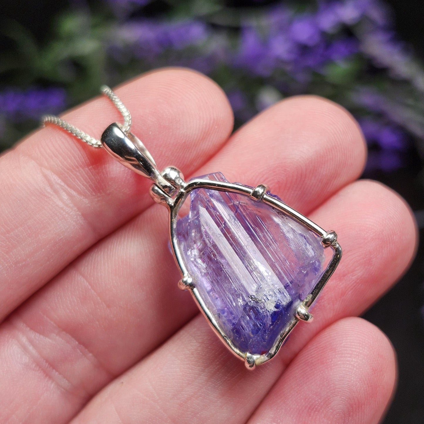Tanzanite Crystal Pendant