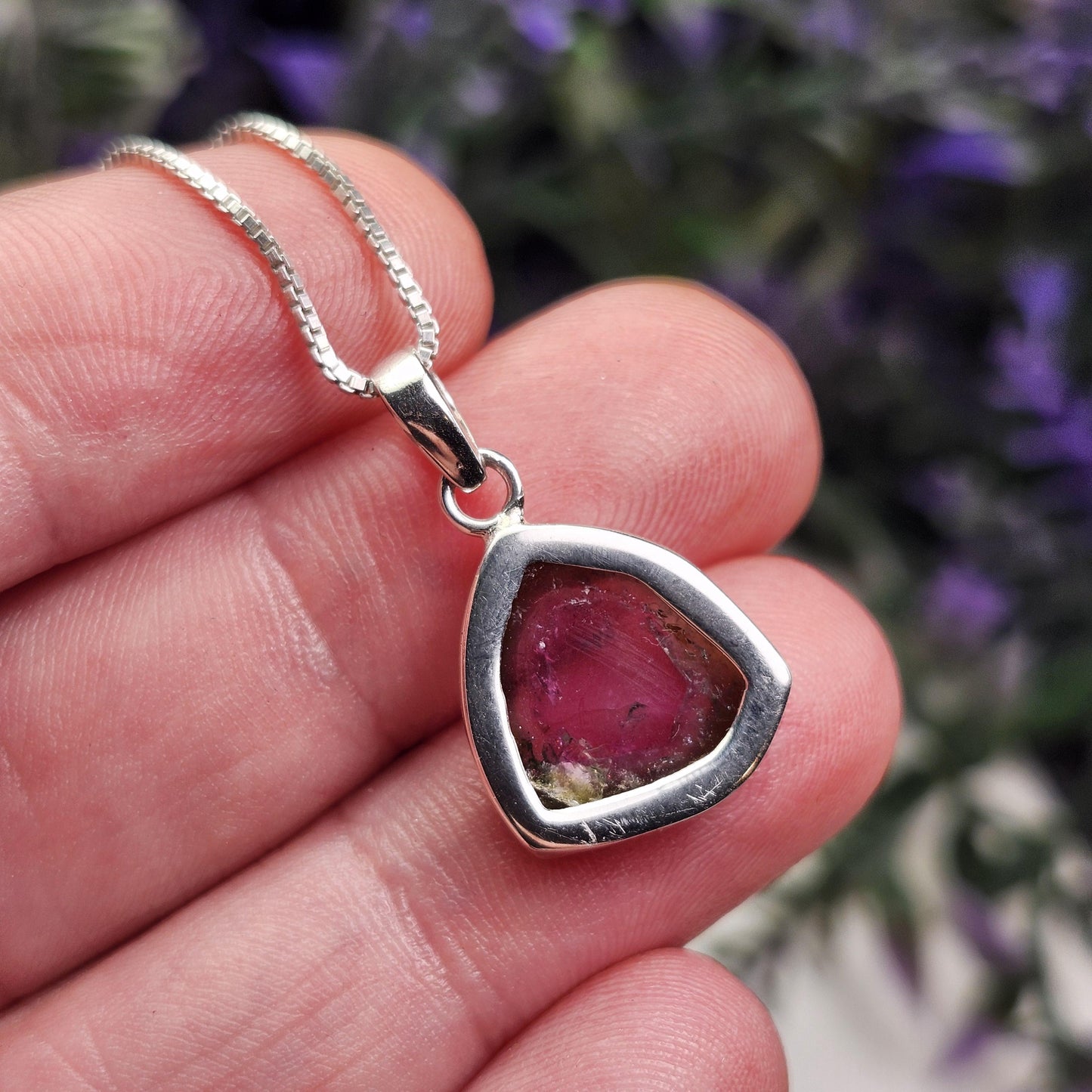 Watermelon Tourmaline Pendant