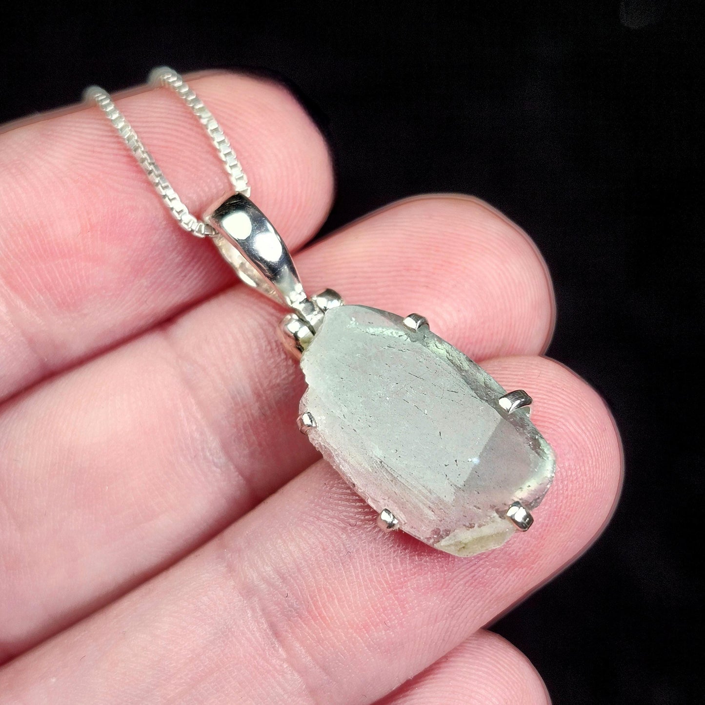 Blue Watermelon Tourmaline Pendant