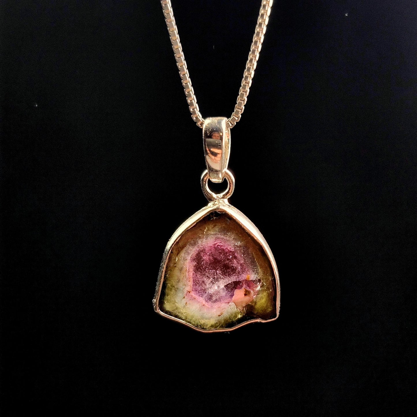 Watermelon Tourmaline Pendant