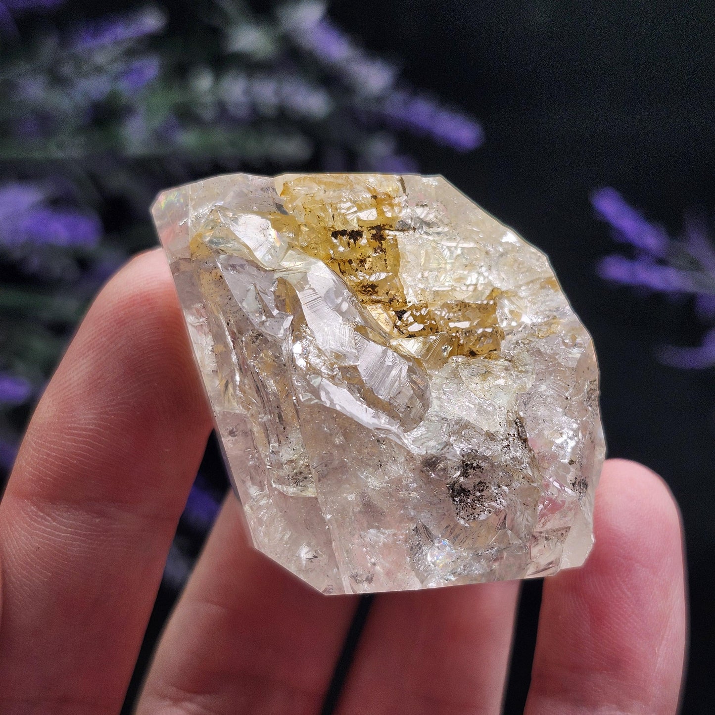 Golden Herkimer Diamond 59g