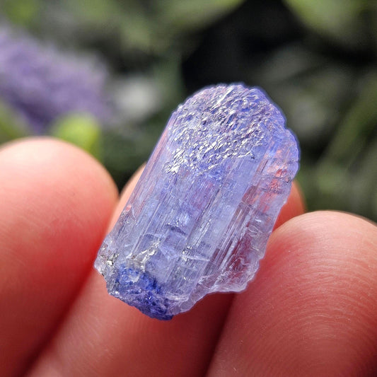 Tanzanite Etched Terminated Crystal 2.4g
