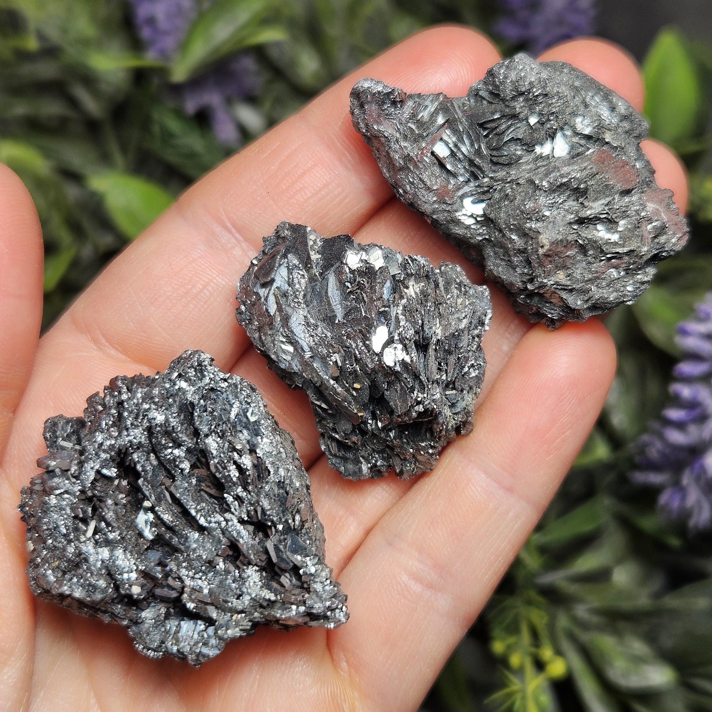 Bladed Hematite Specimen (1"+): Arizona Hematite Cluster