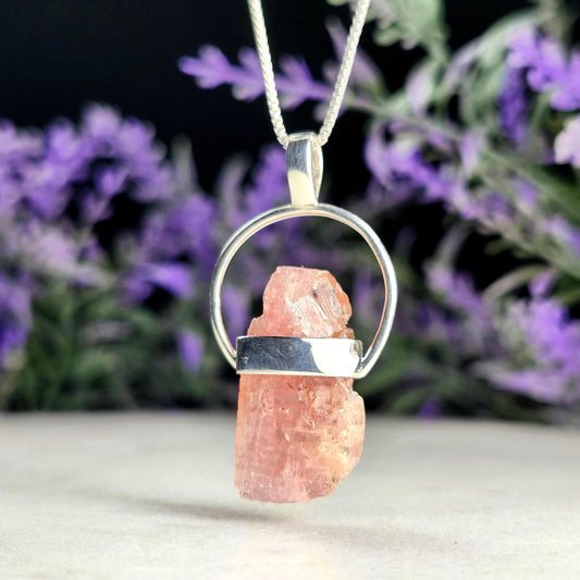 Pink Topaz Pendant