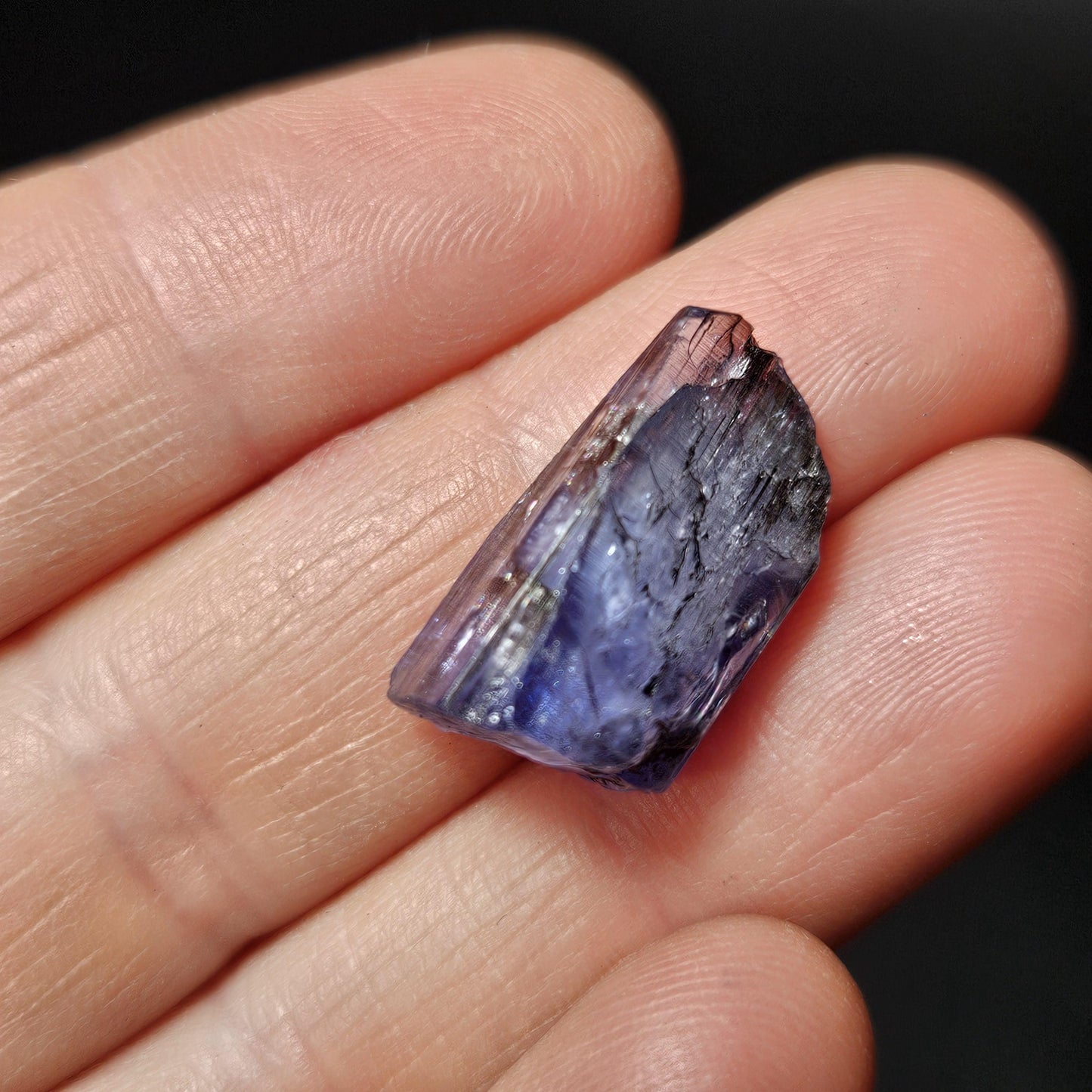 Tanzanite Terminated Crystal: Raw Gemstone Specimen, 3.93g