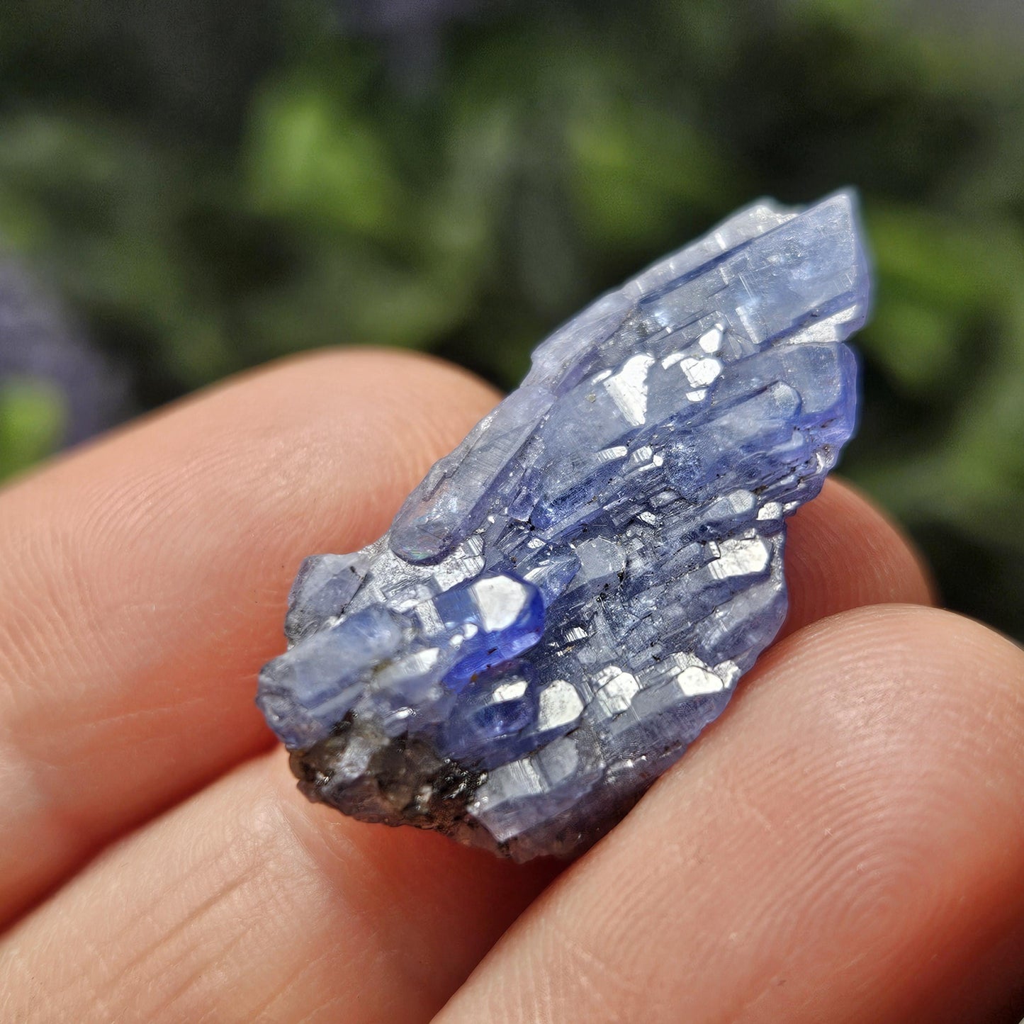 Tanzanite Crystal, 2.95g: Cascading Terminations on Authentic Tanzanite from Tanzania