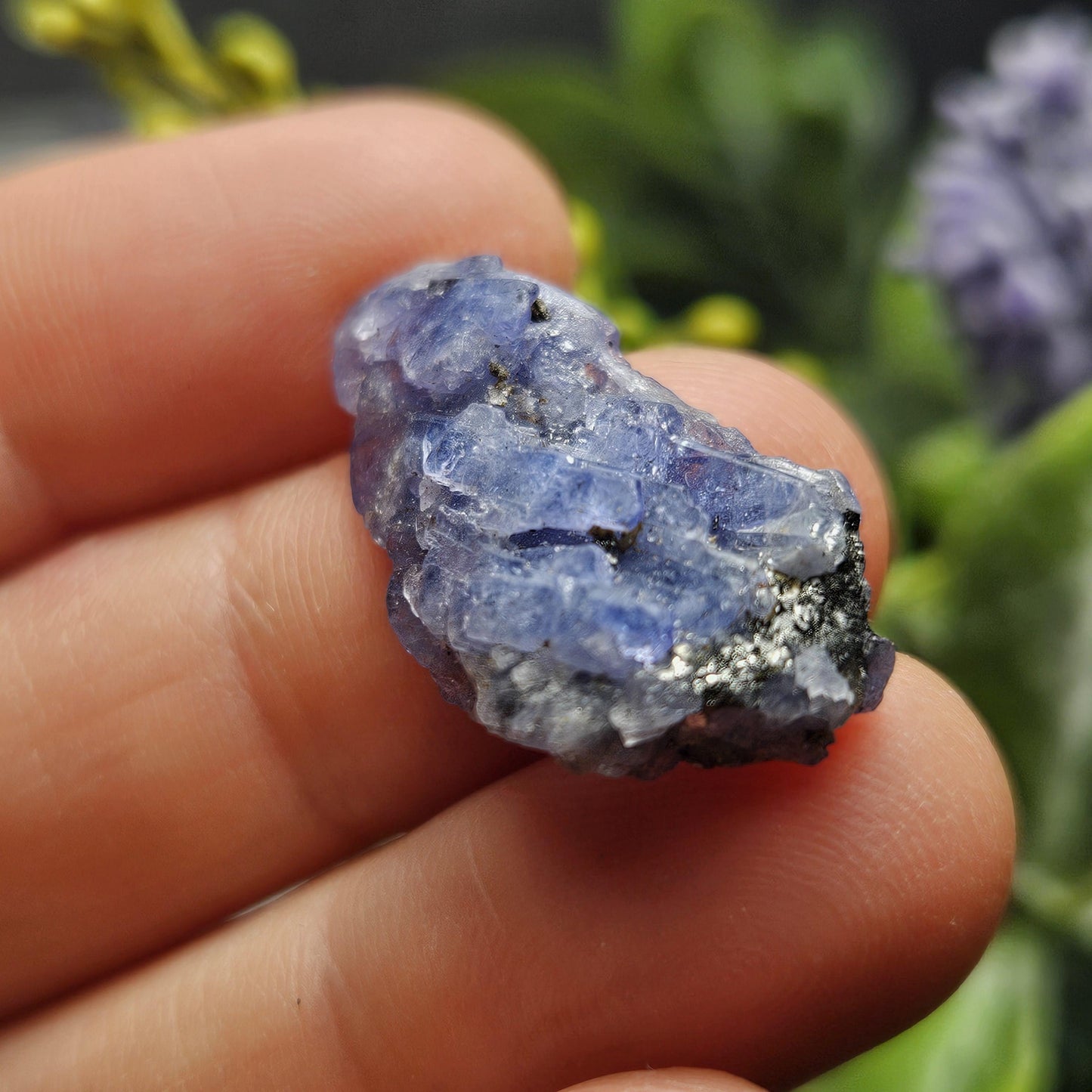 Tanzanite Crystal, 2.95g: Cascading Terminations on Authentic Tanzanite from Tanzania