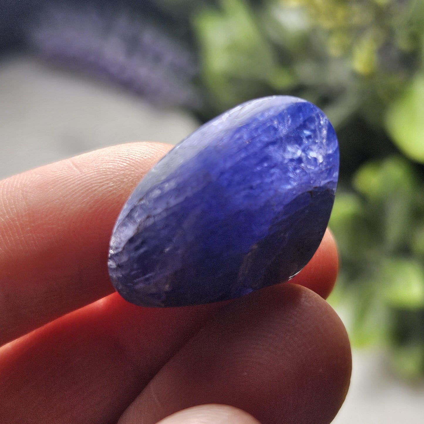 Polished Tanzanite Crystal, 7.6g: Large Authentic Tanzanian Specimen, Vibrant Indigo Tanzanite