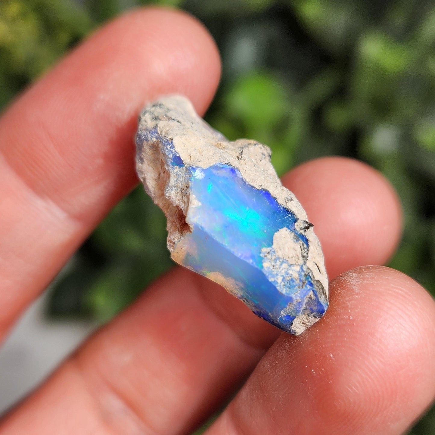 Raw Rainbow Opal Crystal, 3.09g, Authentic African Opal Specimen