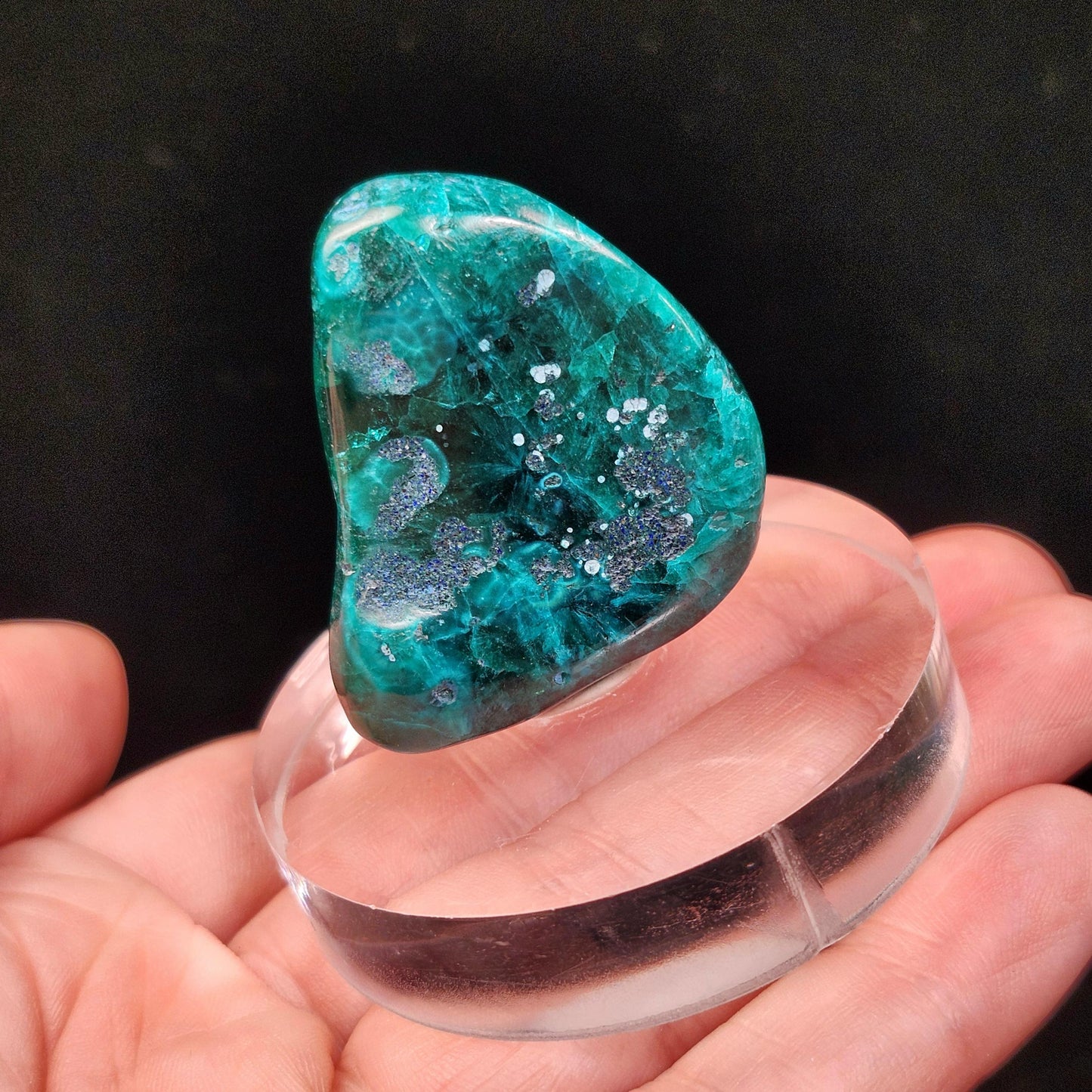 Dioptase Crystal Specimen: Congo Green Gemstone, 27.6g